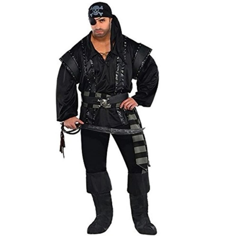 Dark Sea Scoundrel Pirate Suit Yourself Fancy Dress Up Halloween Adult Costume